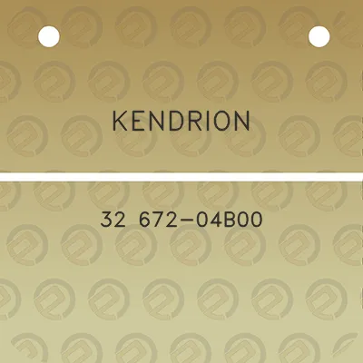 kendrion-32-672-04b00