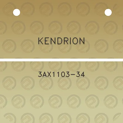 kendrion-3ax1103-34