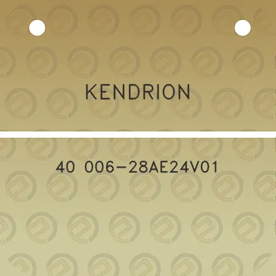 kendrion-40-006-28ae24v01