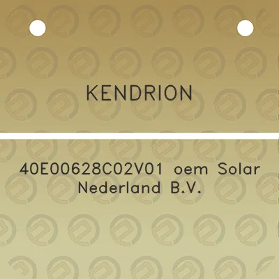 kendrion-40e00628c02v01-oem-solar-nederland-bv