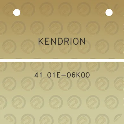 kendrion-41-01e-06k00