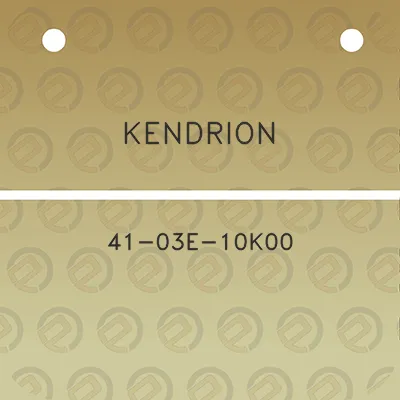 kendrion-41-03e-10k00