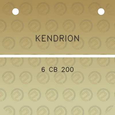 kendrion-6-cb-200