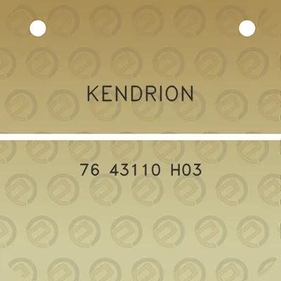 kendrion-76-43110-h03