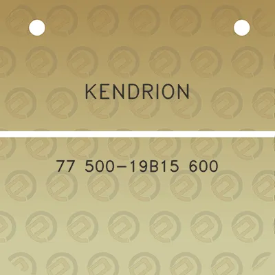 kendrion-77-500-19b15-600