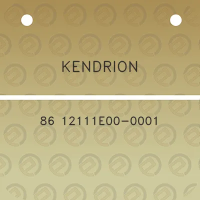 kendrion-86-12111e00-0001