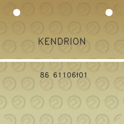 kendrion-86-61106t01