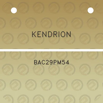 kendrion-bac29pm54