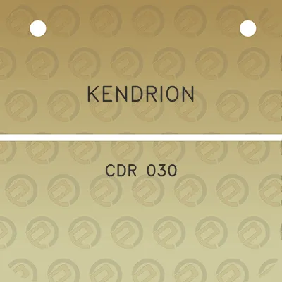 kendrion-cdr-030