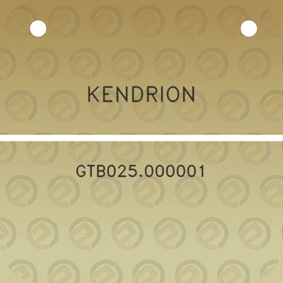 kendrion-gtb025000001