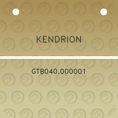 kendrion-gtb040000001