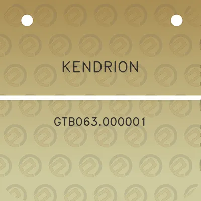 kendrion-gtb063000001