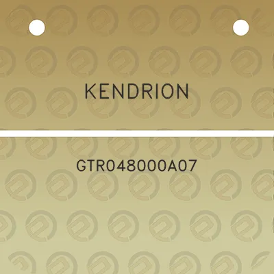 kendrion-gtr048000a07