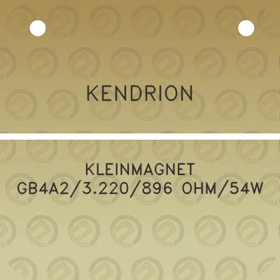 kendrion-kleinmagnet-gb4a23220896-ohm54w