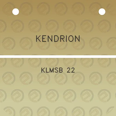 kendrion-klmsb-22