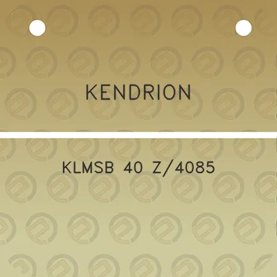 kendrion-klmsb-40-z4085