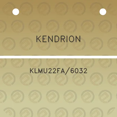 kendrion-klmu22fa6032