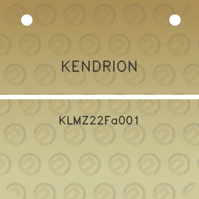 kendrion-klmz22fa001