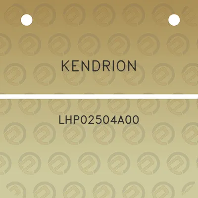 kendrion-lhp02504a00