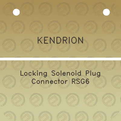 kendrion-locking-solenoid-plug-connector-rsg6