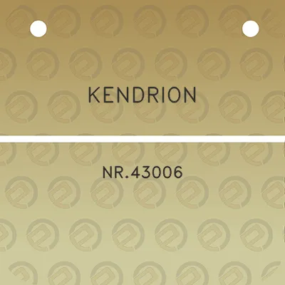 kendrion-nr43006