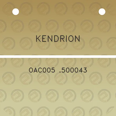 kendrion-oac005-500043