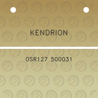 kendrion-osr127-500031