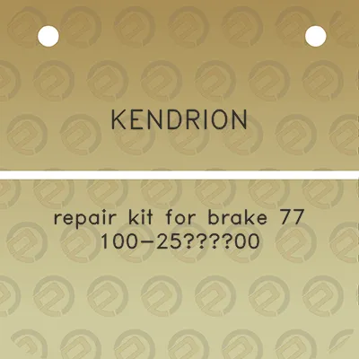 kendrion-repair-kit-for-brake-77-100-25g00