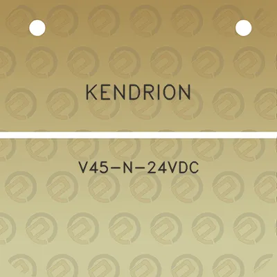 kendrion-v45-n-24vdc