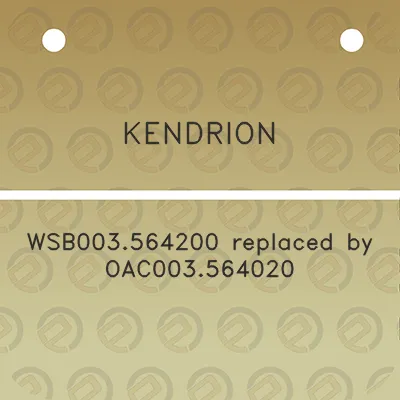 kendrion-wsb003564200-replaced-by-oac003564020