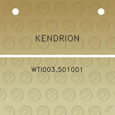 kendrion-wti003501001