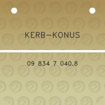 kerb-konus-09-834-7-0408