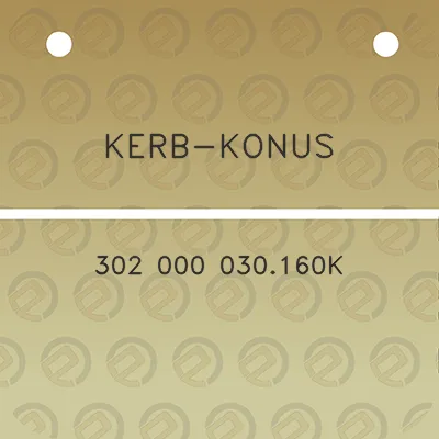 kerb-konus-302-000-030160k