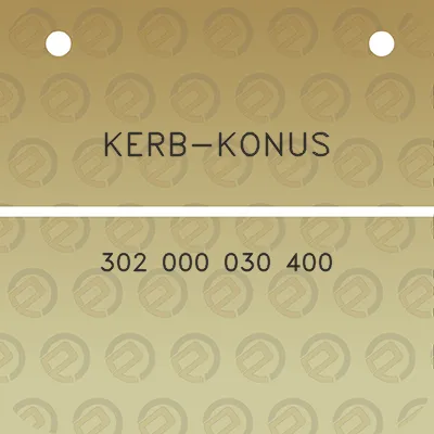 kerb-konus-302-000-030-400