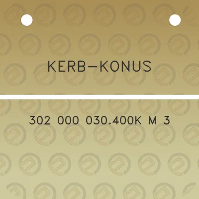 kerb-konus-302-000-030400k-m-3