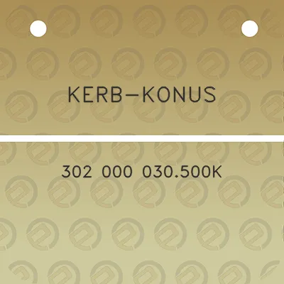 kerb-konus-302-000-030500k