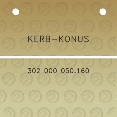 kerb-konus-302-000-050160