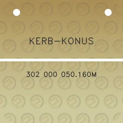 kerb-konus-302-000-050160m