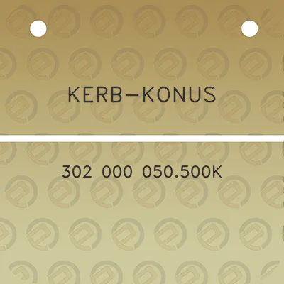 kerb-konus-302-000-050500k