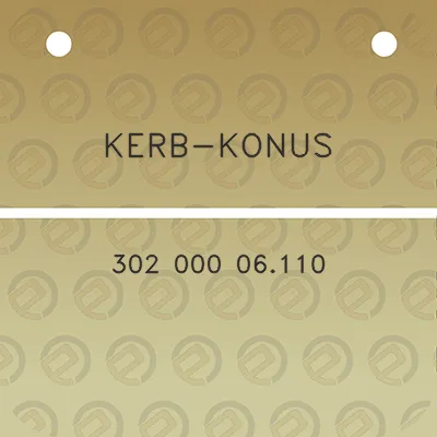 kerb-konus-302-000-06110