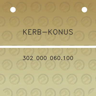 kerb-konus-302-000-060100