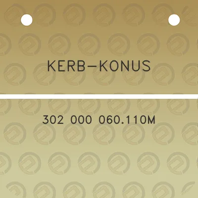 kerb-konus-302-000-060110m