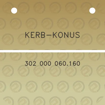 kerb-konus-302-000-060160