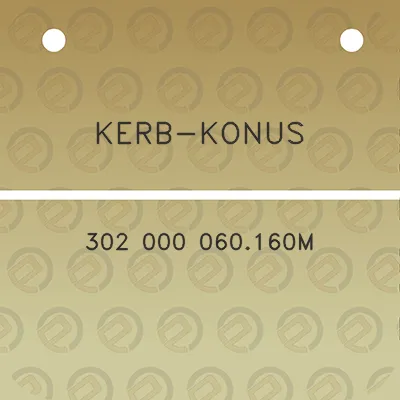 kerb-konus-302-000-060160m