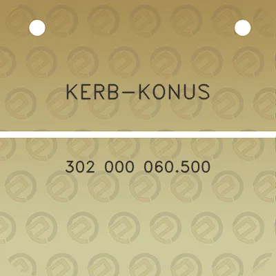 kerb-konus-302-000-060500