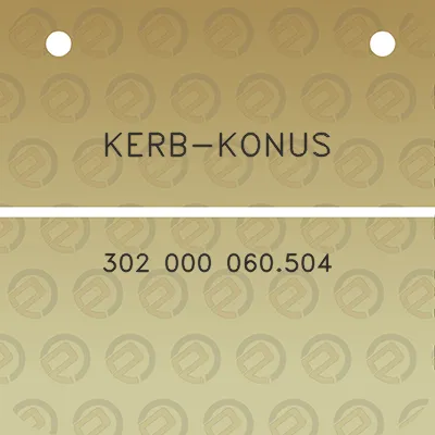 kerb-konus-302-000-060504