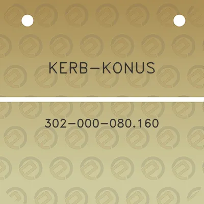 kerb-konus-302-000-080160