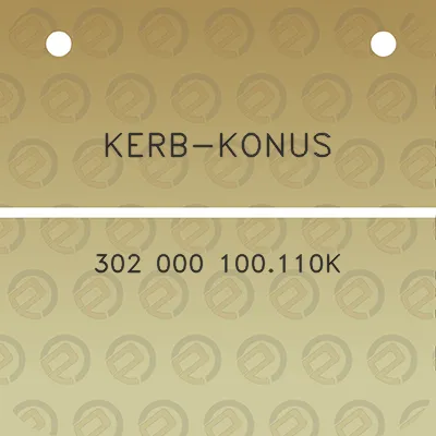 kerb-konus-302-000-100110k