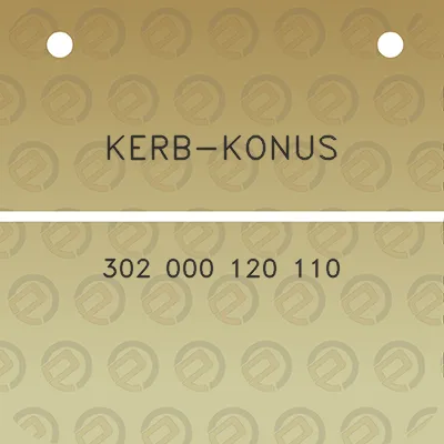 kerb-konus-302-000-120-110