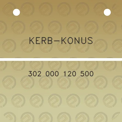 kerb-konus-302-000-120-500